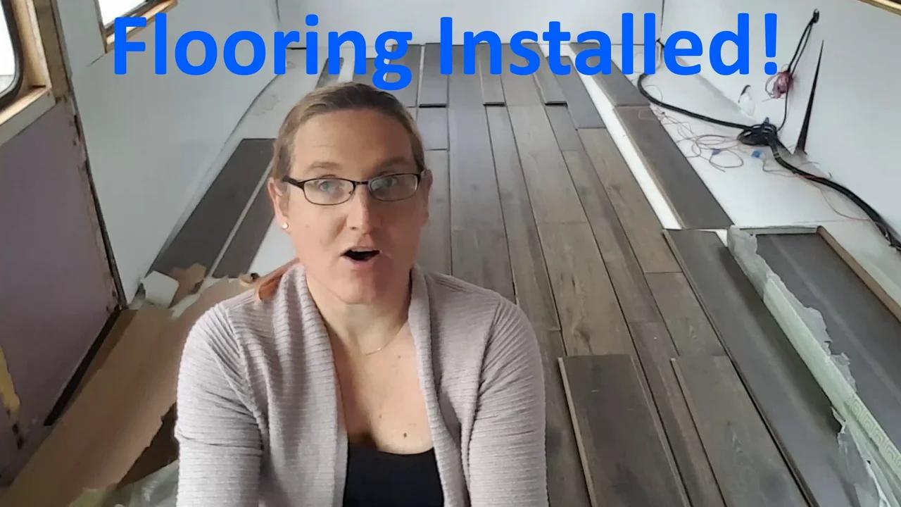 Bus Build - Flooring Installation