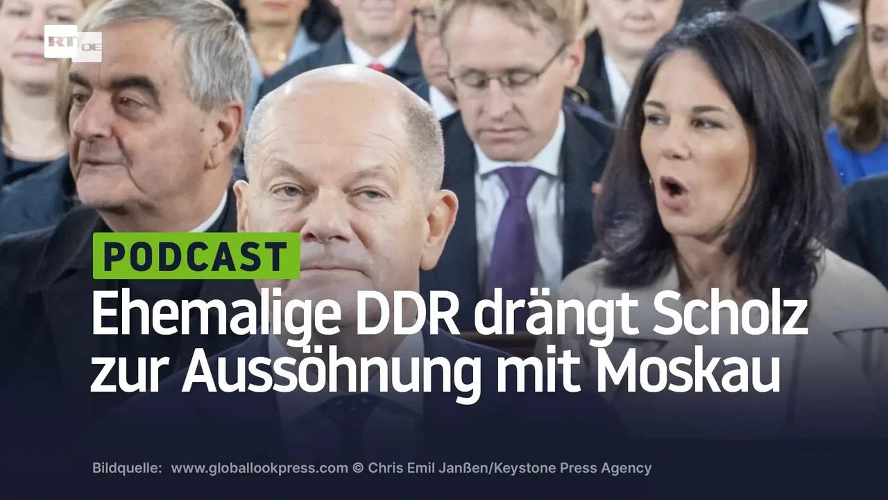 ⁣Ehemalige DDR drängt Scholz zur Aussöhnung mit Moskau