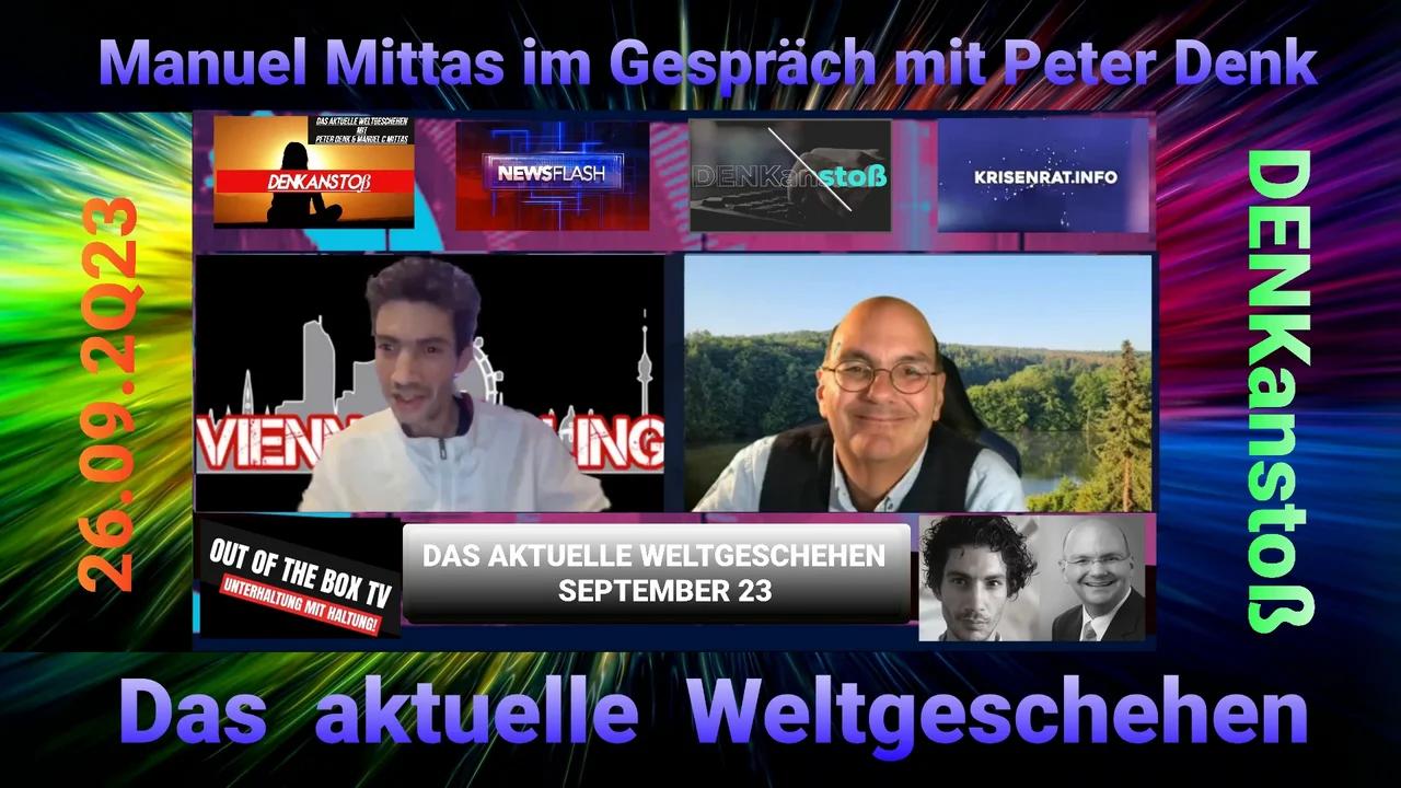 Manuel Mittas Im Gespr Ch Mit Peter Denk Denkansto Das Aktuelle