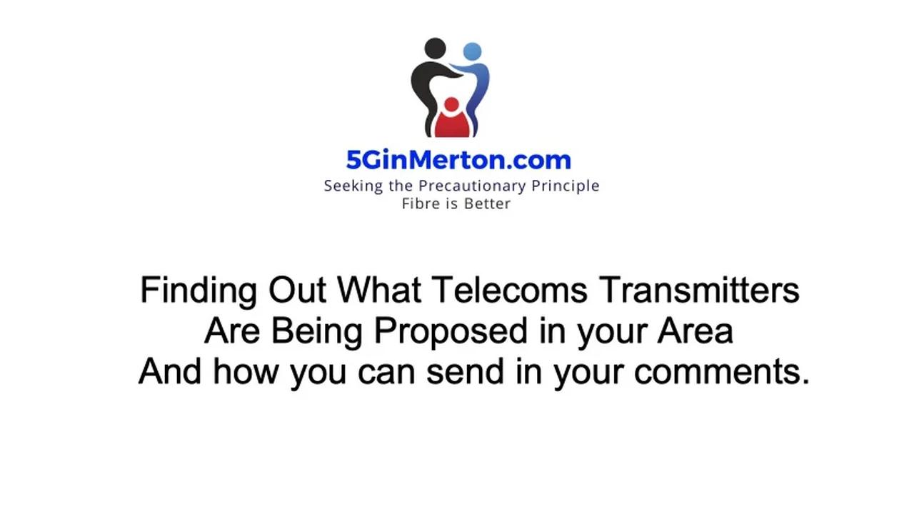 Finding Out What Masts Transmitters Are Being Proposed For Your Area