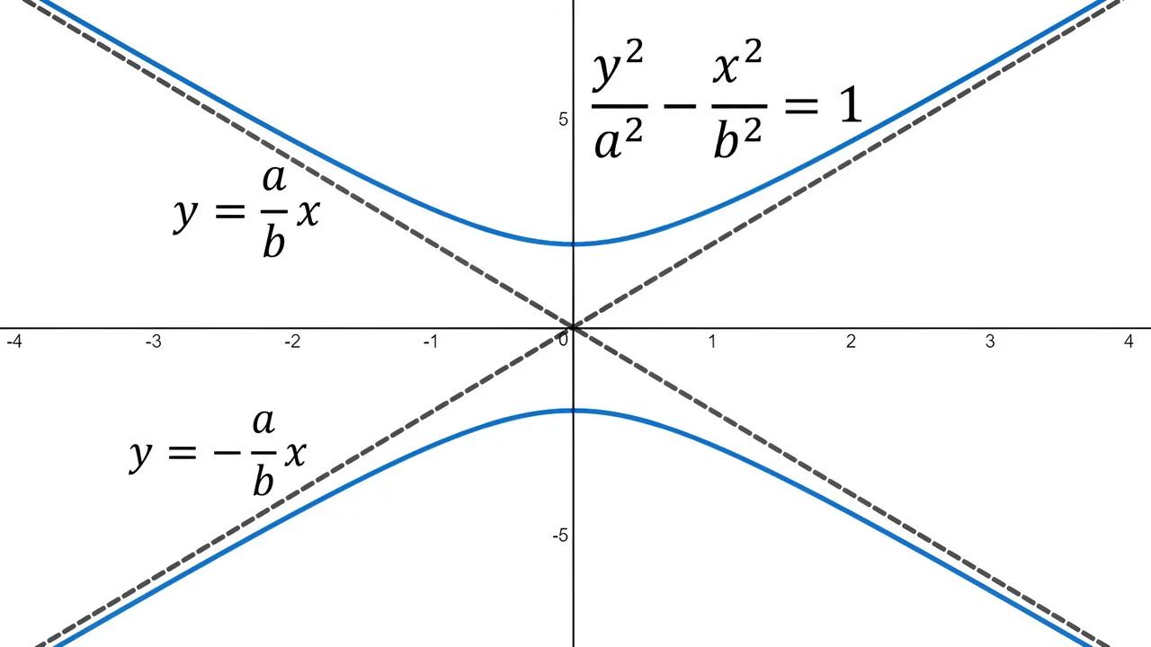 Slant Asymptote Lines: Example 3: Vertical Hyperbola