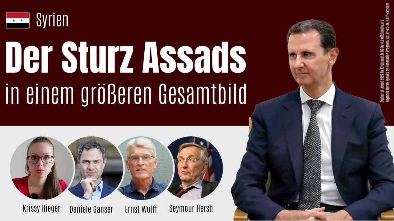 Syrien: Der Sturz Assads in einem größeren Gesamtbild betrachtet (von Krissy Rieger mit Zitaten von Daniele Ganser, Ernst Wolff und Seymour Hersh) | www.kla.tv/31352