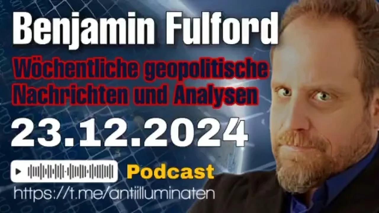 Benjamin Fulford: Wochenbericht vom 23.12.2024 - Paradigmenwechsel: Rom und
                Israel brechen zusammen, während das Osmanische Reich wieder auflebt