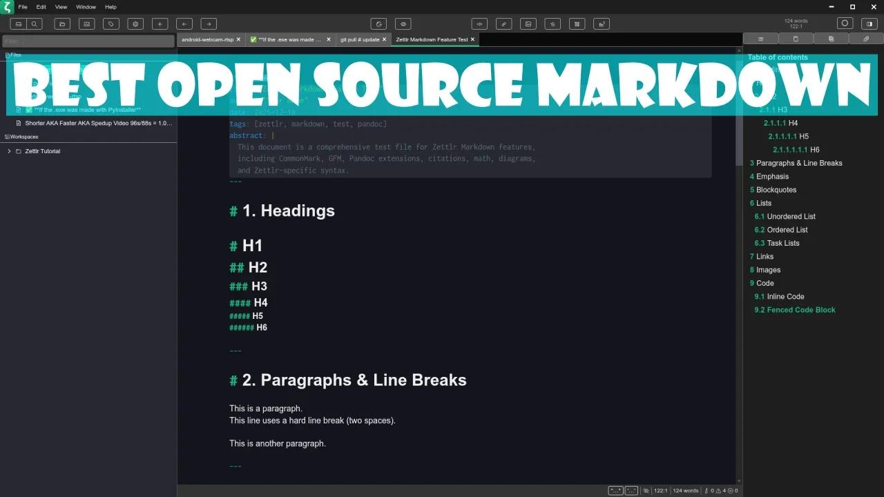 Zettlr in Action The Best Open Source WYSIWYG Markdown Editor on Linux