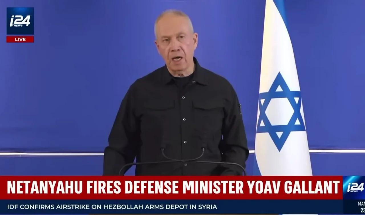 Yoav Gallant speaks out on his dismissal as Israeli defense minister 11 ...
