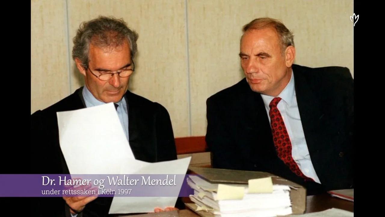 Walter Mendel Dr. Hamers advokat i TVprogrammet N3, 1997 (Tyskland