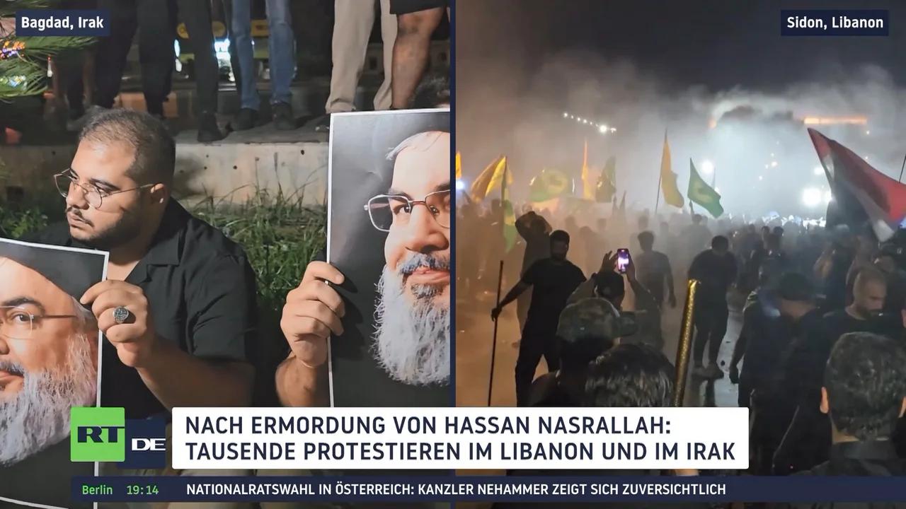 ⁣Nach Ermordung der Hisbollah-Spitze: Lage in Nahost hochexplosiv