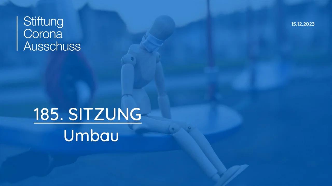 Die heutige Corona Ausschuss Sitzung wird auf 16:00 Uhr, verschoben. Wir bitten um Ihr Verständnis.
...
