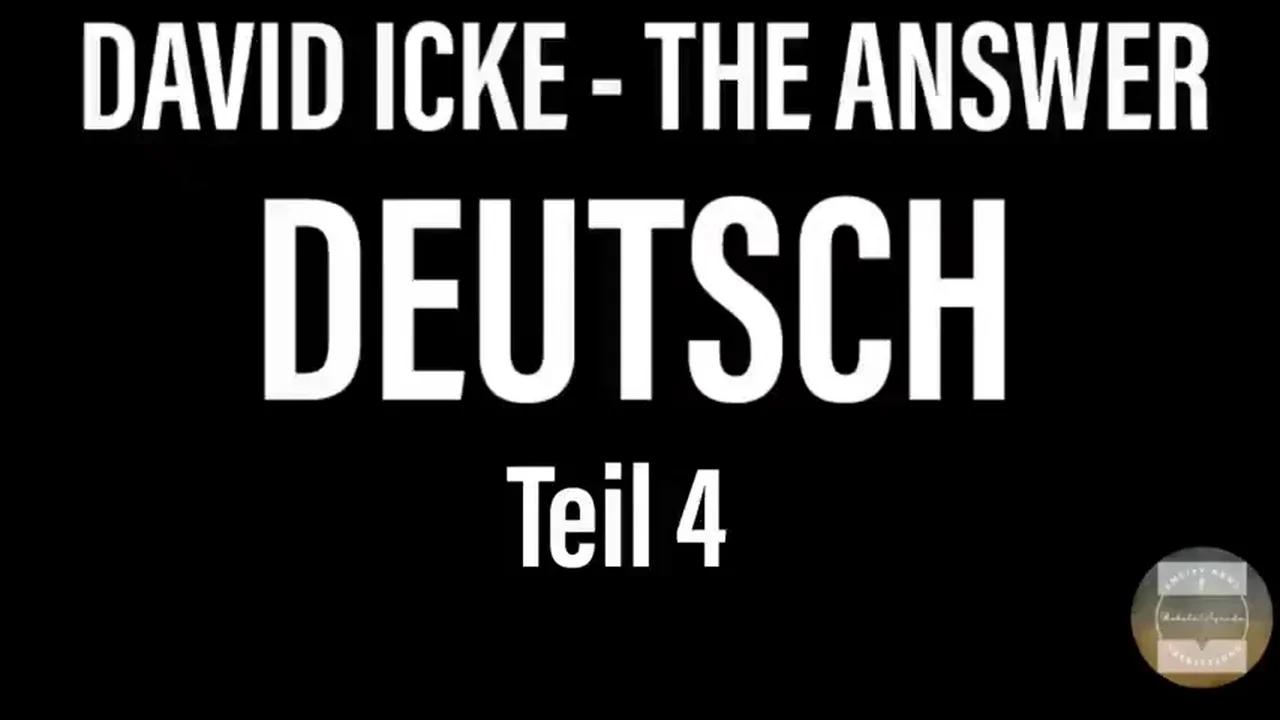 DAVID ICKE THE ANSWER LIVE DEUTSCH TEIL 4 - PANDEMIE