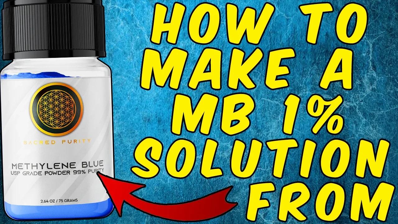 how-to-make-a-methylene-blue-1-solution