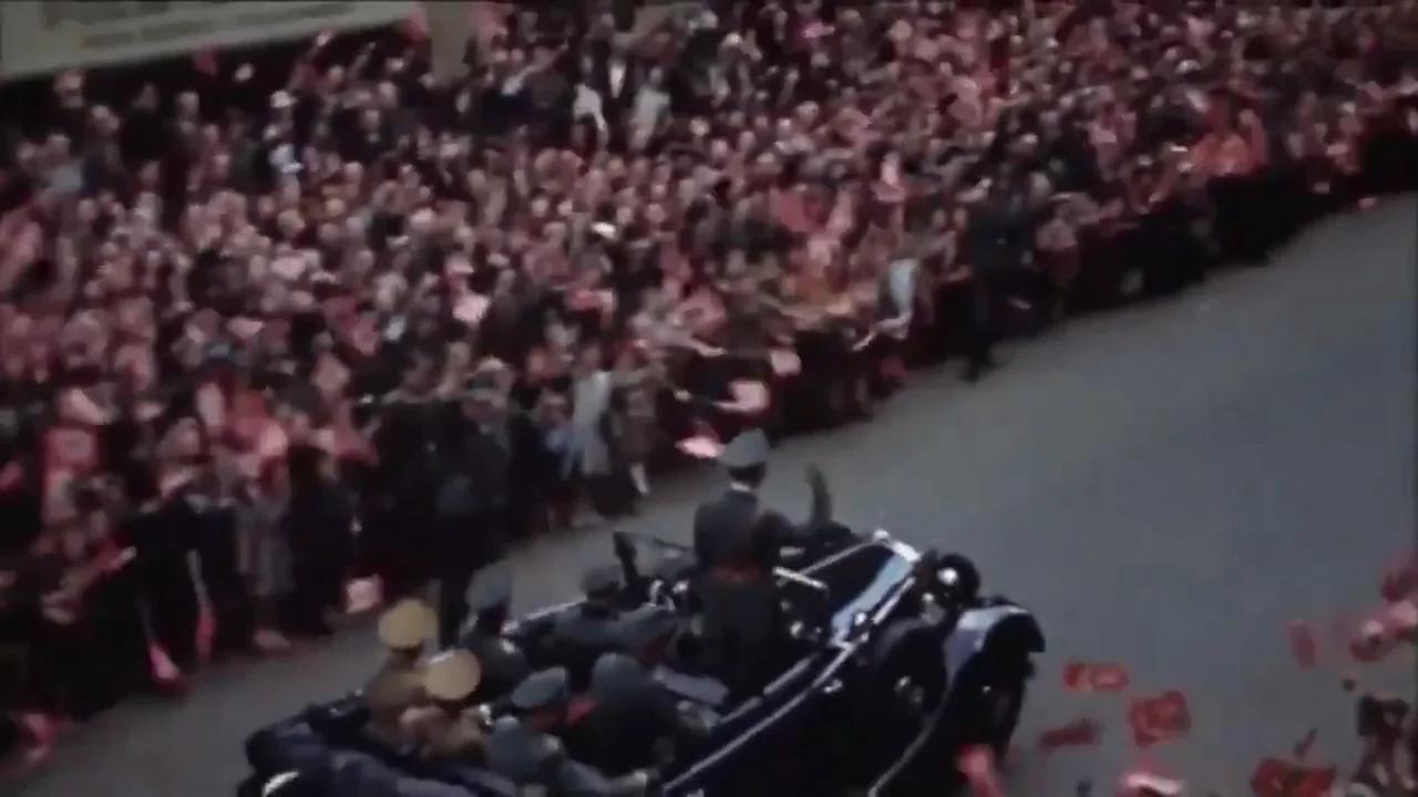 Adolf Hitler returns to Berlin after defeating France - July 6, 1940