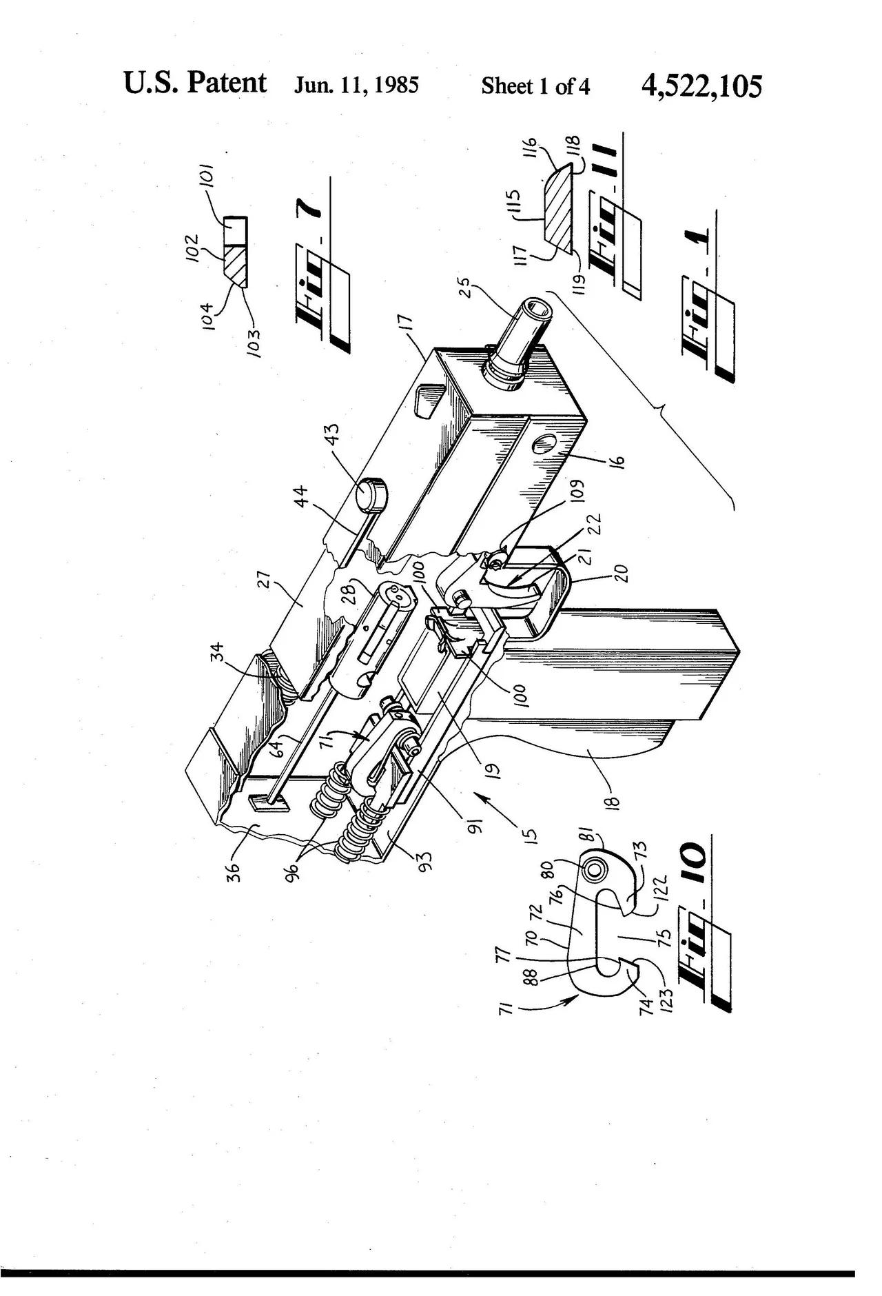 Mac 10 firing mechanism for semiautomat