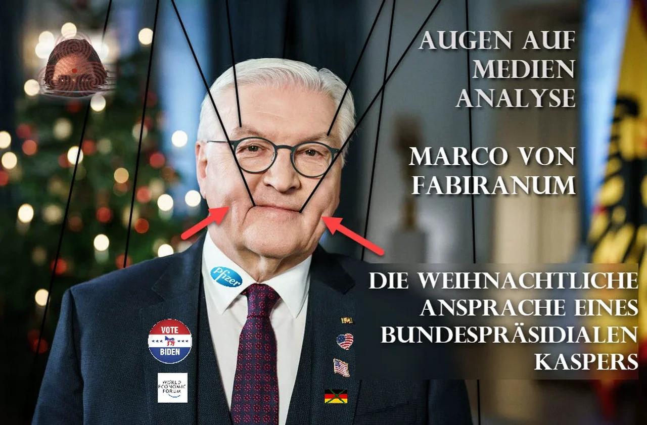 ⁣Die weihnachtliche Ansprache eines bundespräsidialen Kaspers