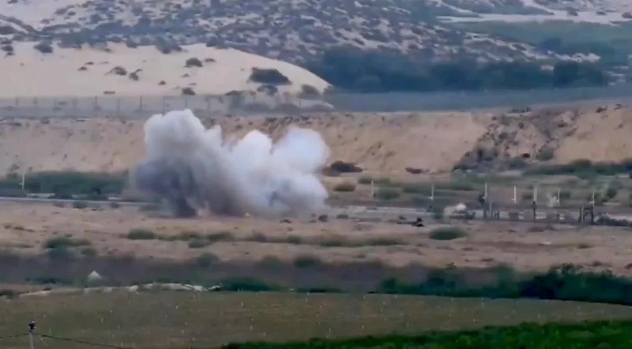 #Gaza Strip Hamas publishes a video of the destruction of a Merkava ...