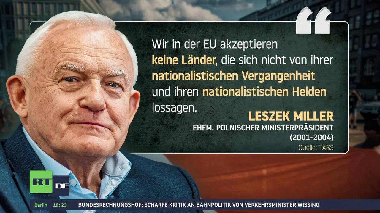 ⁣Polnischer Ex-Ministerpräsident: Ukraine muss sich von nationalistischer Vergangenheit lossagen