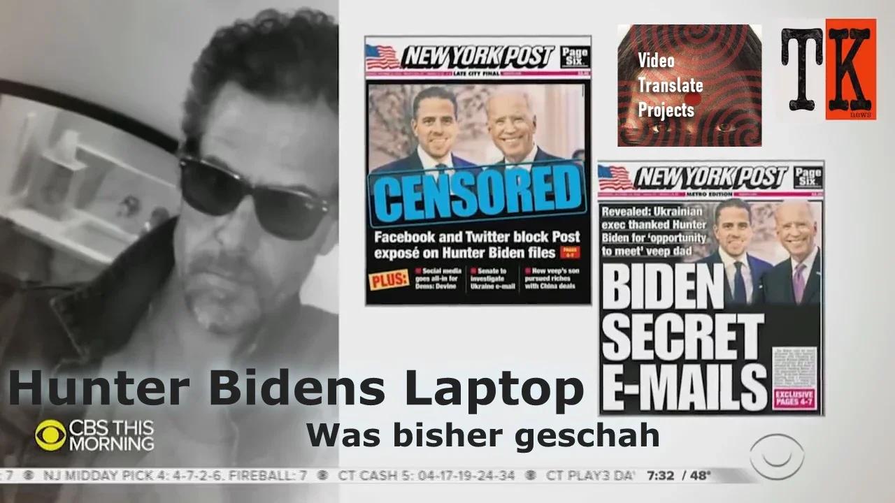 ⁣Hunter Bidens Laptop - Was bisher geschah... (deutsche Untertitel)