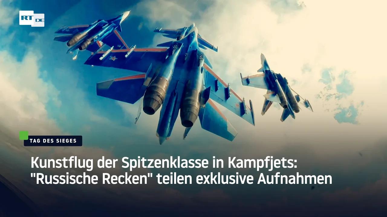 ⁣Kunstflug der Spitzenklasse in Kampfjets: "Russische Recken" teilen exklusive Aufnahmen