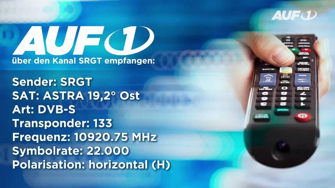 LIVE 📡 Quelle SRGT / AUF1 Satellit Astra 19,2° Ost Frequenz 10920.75 MHz (H