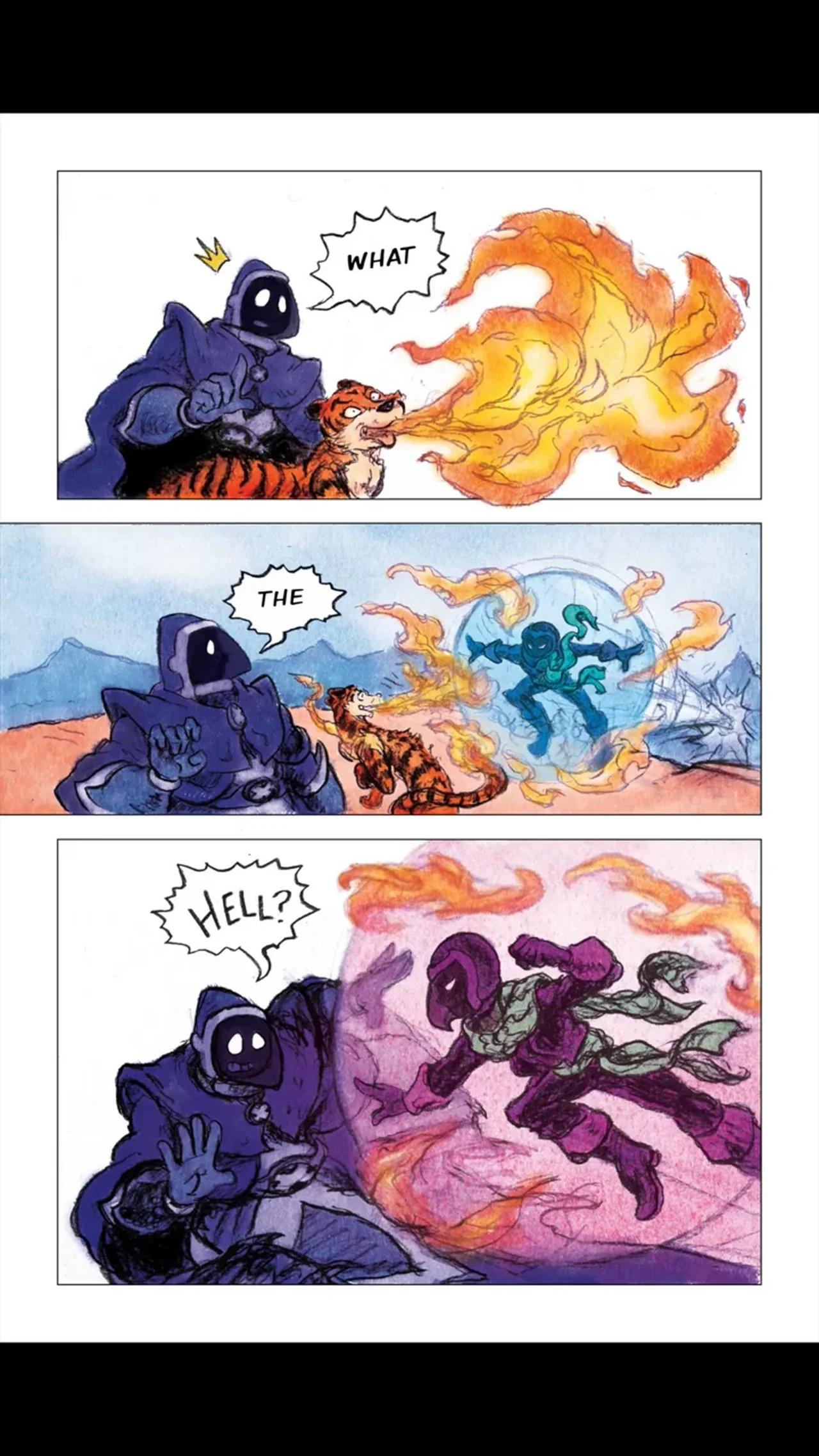 Coloring Pages 14-15 of my Comic