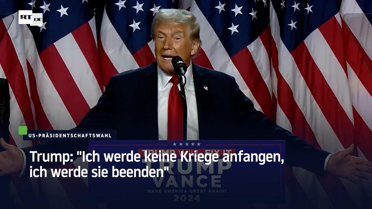 ⁣Trump verspricht nach Wahlsieg: Das wird das Goldene Zeitalter Amerikas