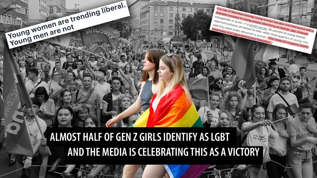 The Media Celebrates As Half Of Gen Z Girls Identify As Lgbt Predicts Continous Political Victories