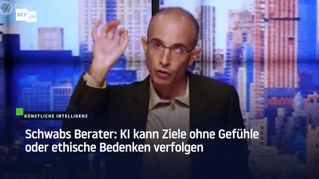 ⁣Schwabs Berater: KI kann Ziele ohne Gefühle oder ethische Bedenken verfolgen