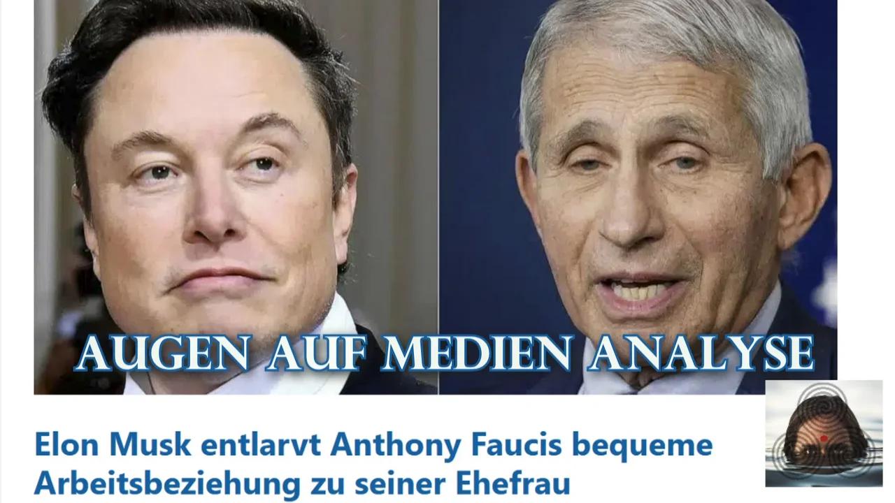 ⁣Elon Musk entlarvt Anthony Faucis bequeme Arbeitsbeziehung zu seiner Ehefrau