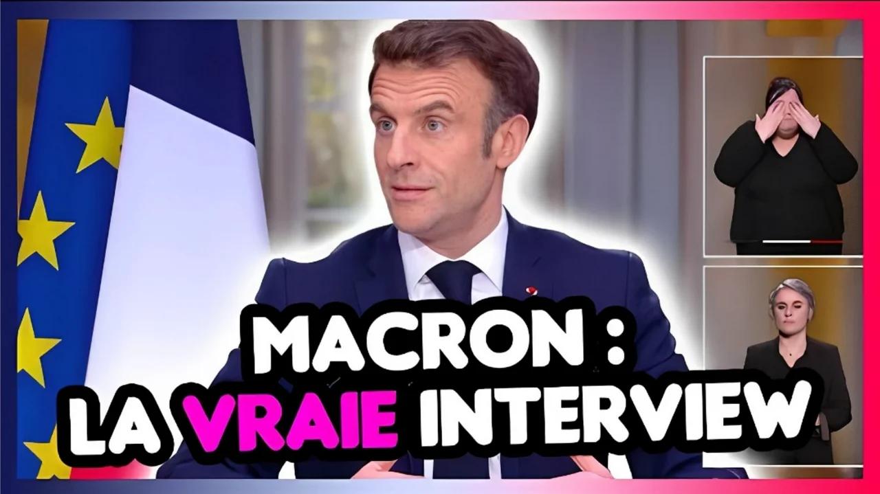 L'interview De Macron, MAIS EN PLUS CLAIR