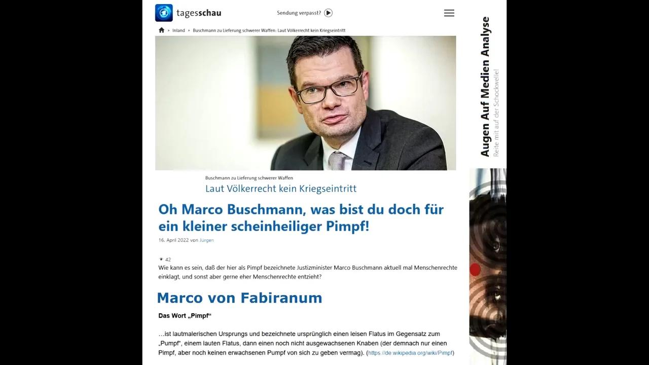 ⁣Lesung: Oh Marco Buschmann, was bist du doch für ein kleiner scheinheiliger Pimpf!