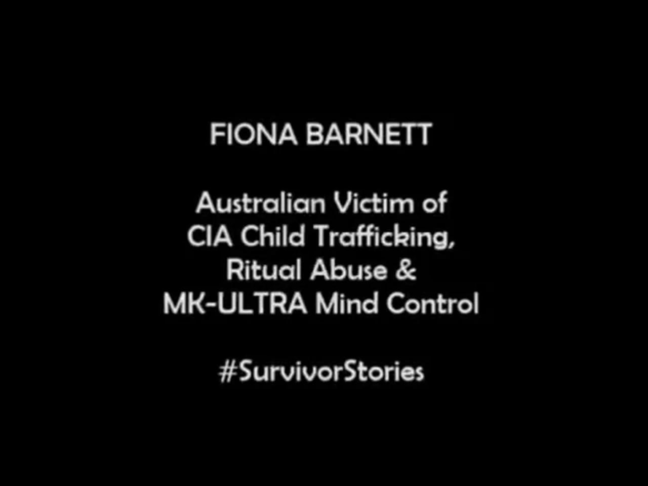 Australian Child Sex Trafficking, Ritual Abuse and MK-Ultra mind control victim Fiona Barnett