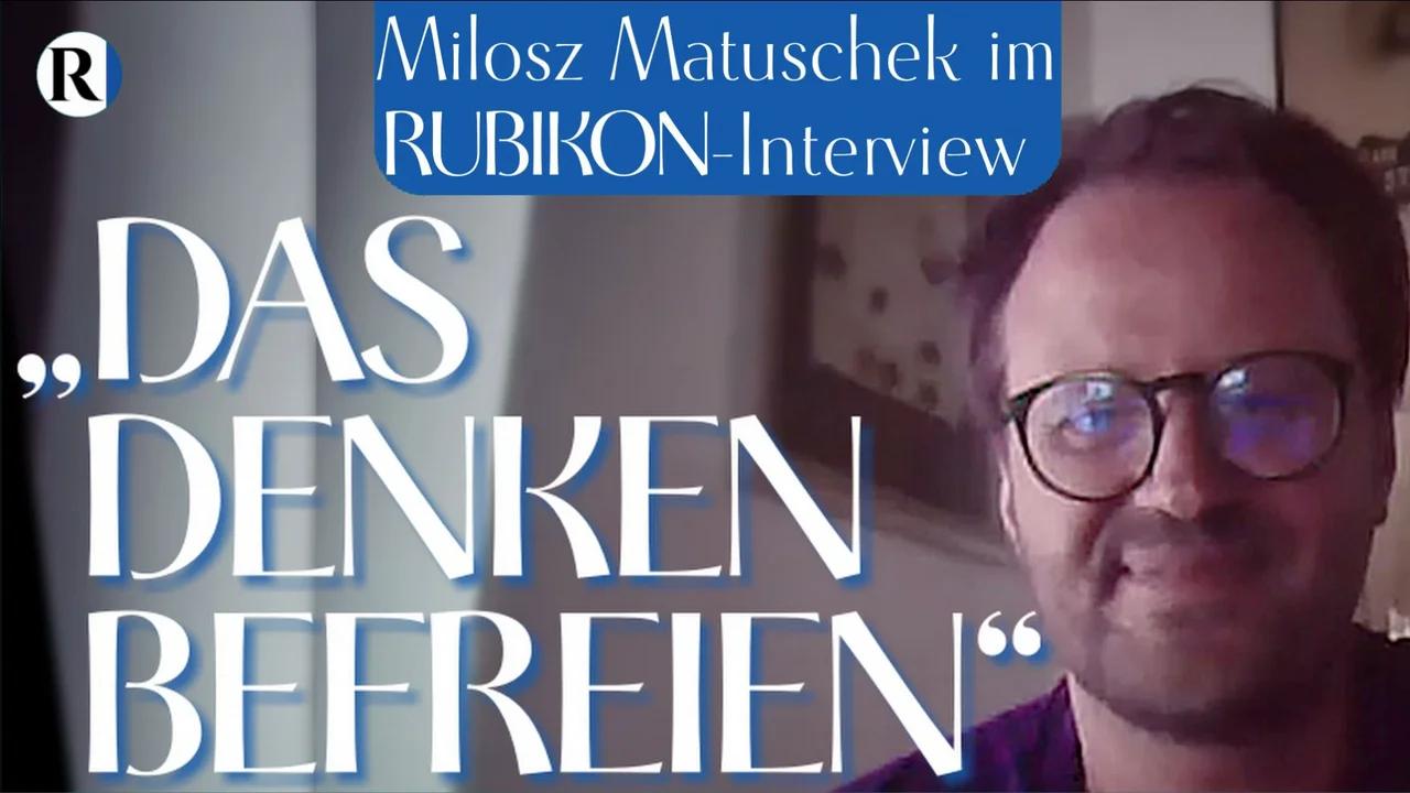 RUBIKON Im Gespr ch Das Denken Befreien Milosz Matuschek Und Jens 