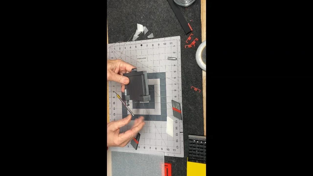 3D Printed Paper Patch Rolling Jig - Demo