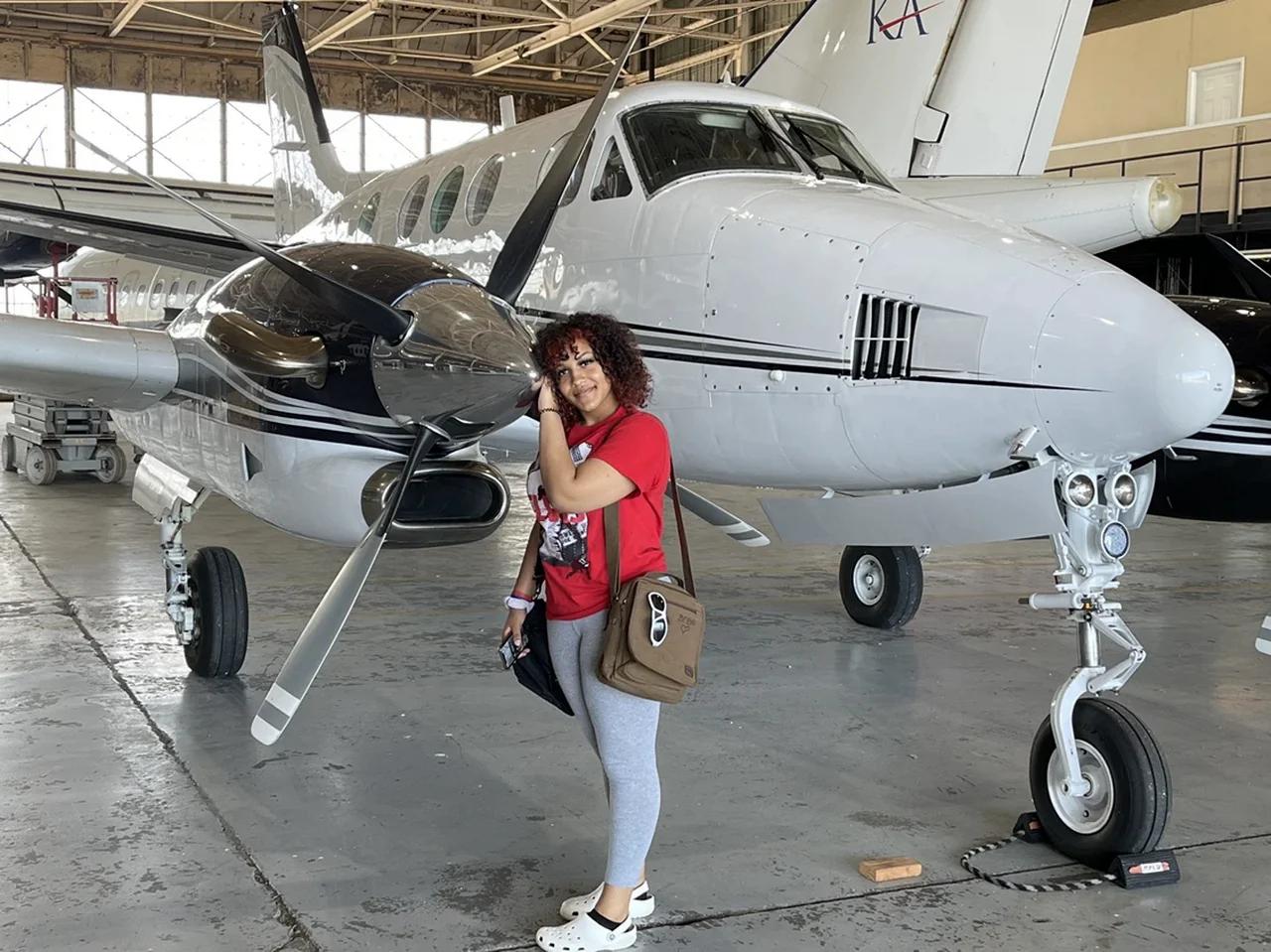 Christina’s first flying video