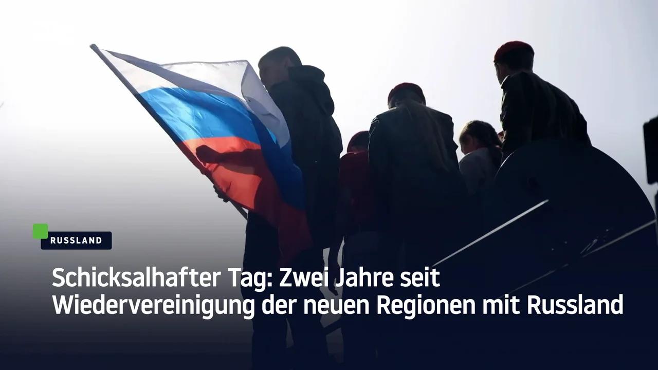 ⁣Schicksalhafter Tag: Zwei Jahre seit Wiedervereinigung der neuen Regionen mit Russland