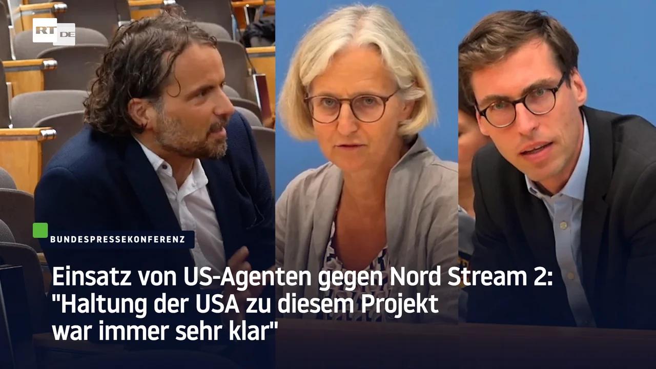 ⁣Einsatz von US-Agenten gegen Nord Stream 2: "Haltung der USA zu diesem Projekt war immer sehr k