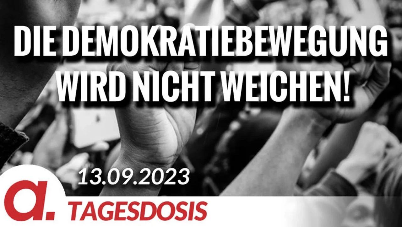 ⁣Die Demokratiebewegung wird nicht weichen! | Von Hendrik Sodenkamp und Anselm Lenz