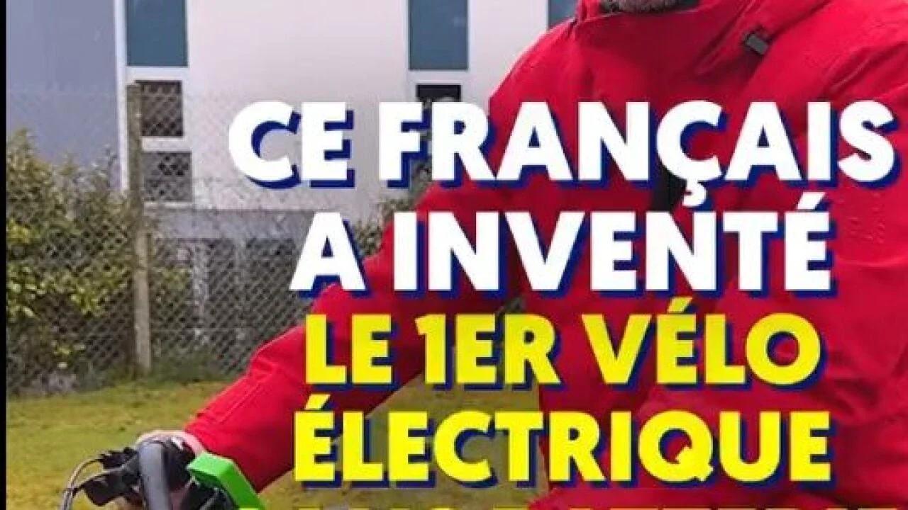 Ce Francais a invente le 1er velo sans batterie