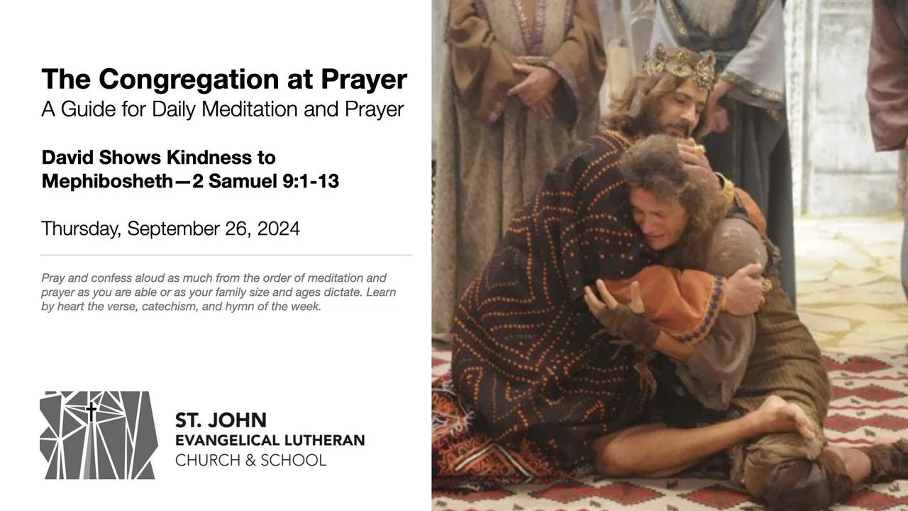 2 Samuel 9 1 13 Meaning