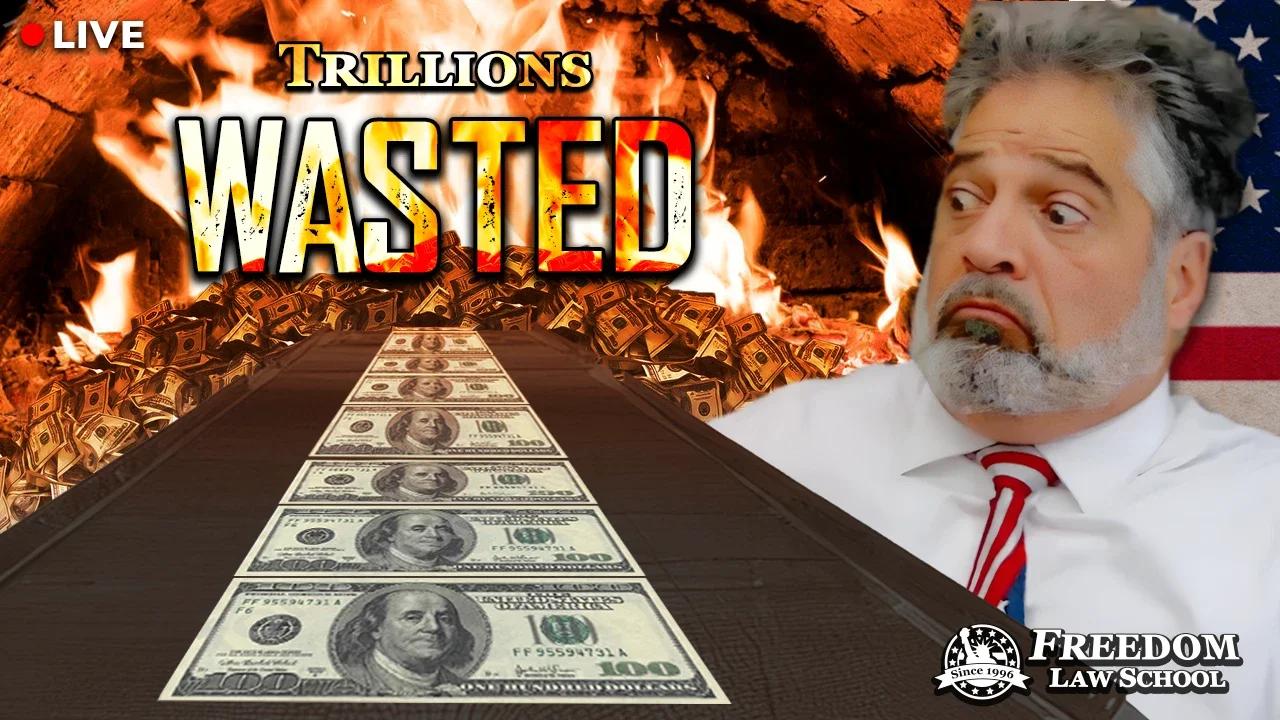 US Government wasting trillions of your tax dollars why pay federal