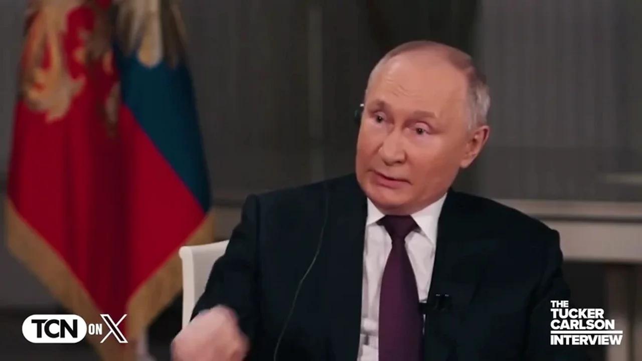 ⁣Tucker Carson Interview mit Vladimir Putin (automatische Untertitel)
