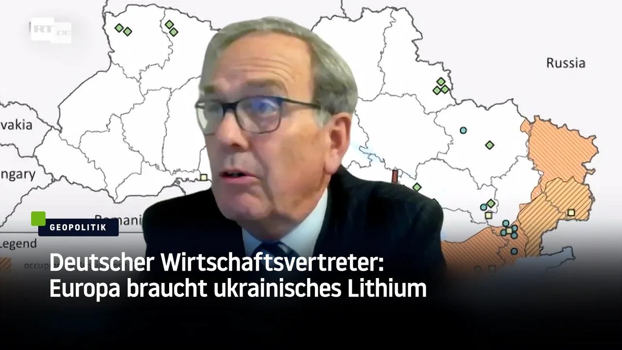 ⁣Deutscher Wirtschaftsvertreter: Europa braucht ukrainisches Lithium