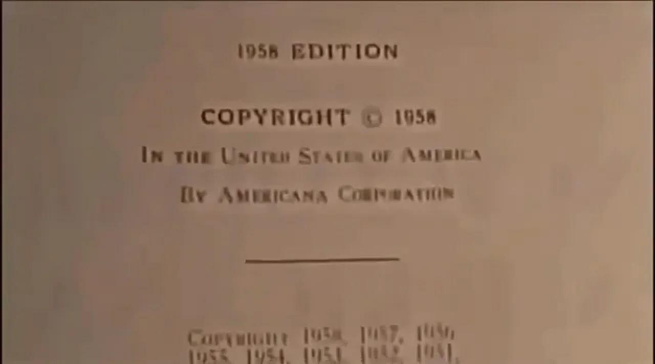 1958 Encyclopedia Search For The Word Antarctica