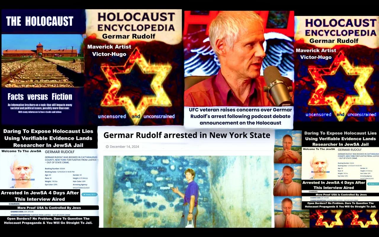 German Chemist Germar Rudolf Arrested In NY After Exposing Holocaust ...