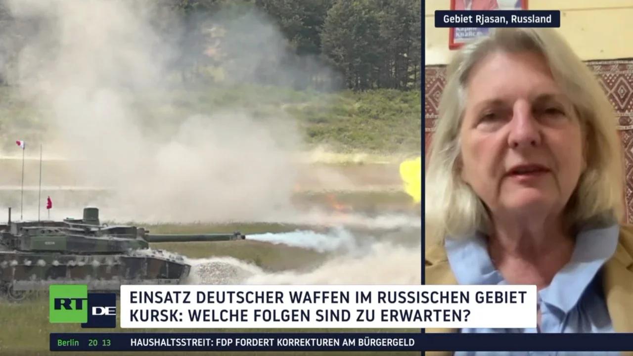 ⁣Karin Kneissl: Einsatz deutscher Panzer auf russischem Territorium ist geschichtsvergessen