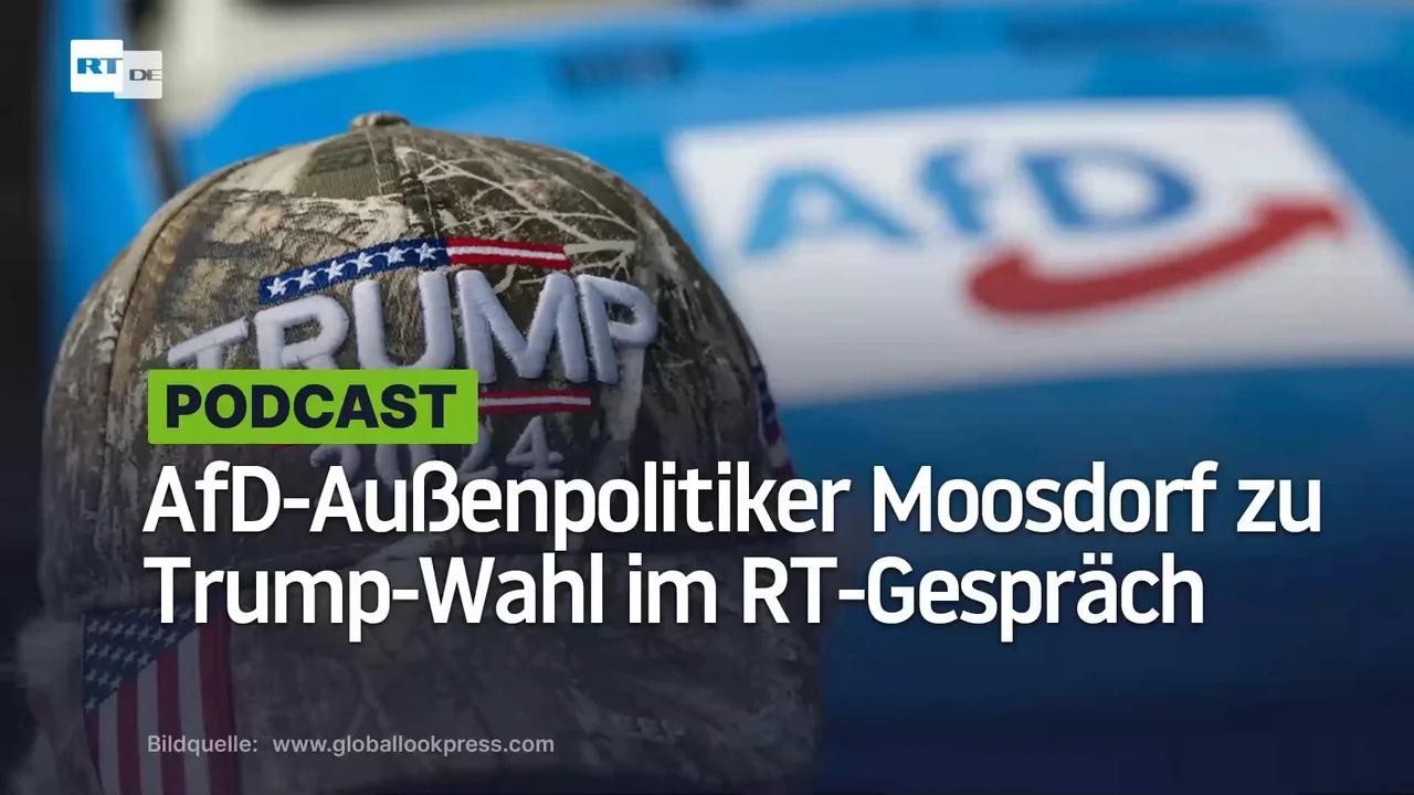 ⁣Pervertierung muss ein Ende haben: AfD-Außenpolitiker Moosdorf zu Trump-Wahl im RT-Gespräch