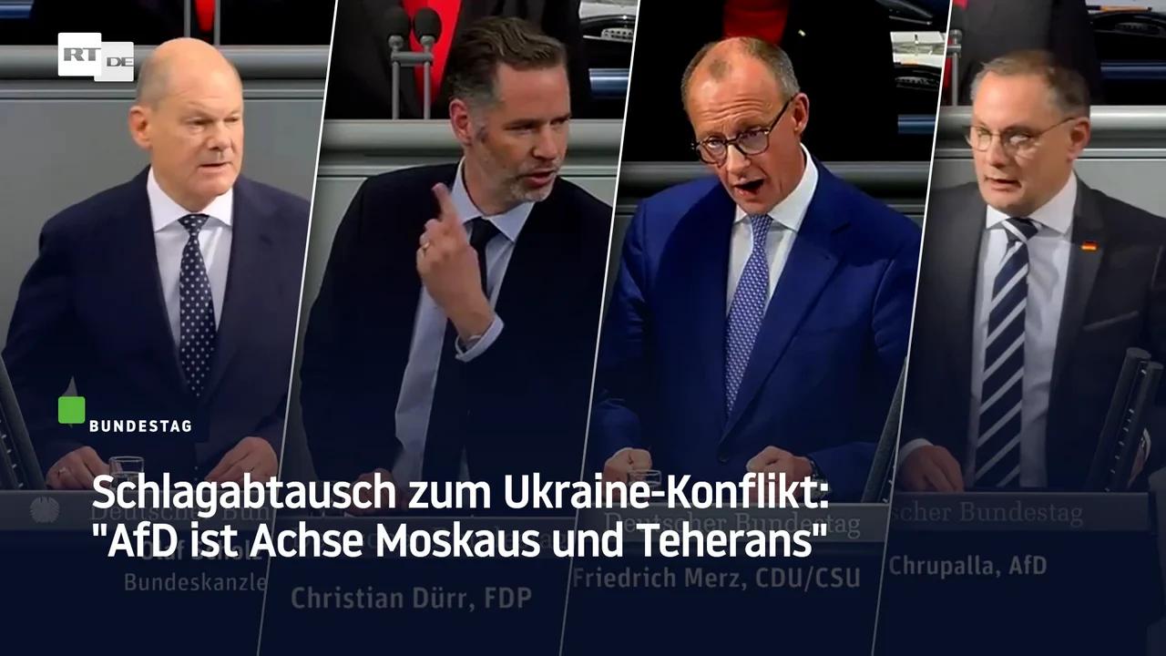 ⁣Schlagabtausch im Bundestag zum Ukraine-Konflikt: 