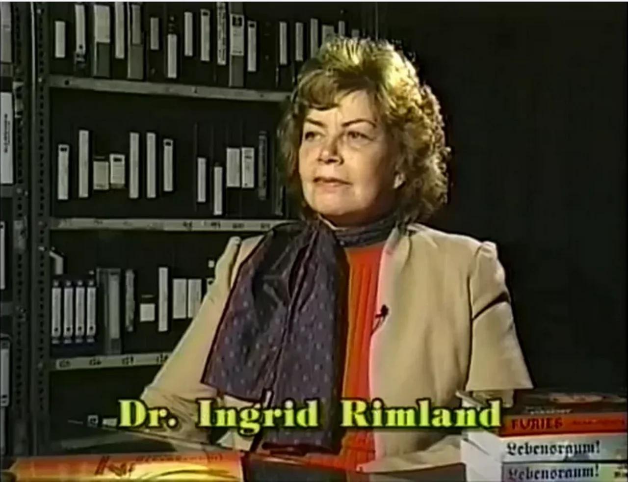 Ernst Zundel Interviews Ingrid Rimland on Her Trilogy: Lebensraum ...