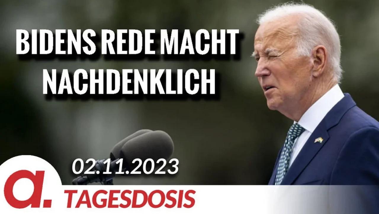 ⁣Bidens Rede zur Lage der Nation macht nachdenklich | Von Wolfgang Effenberger