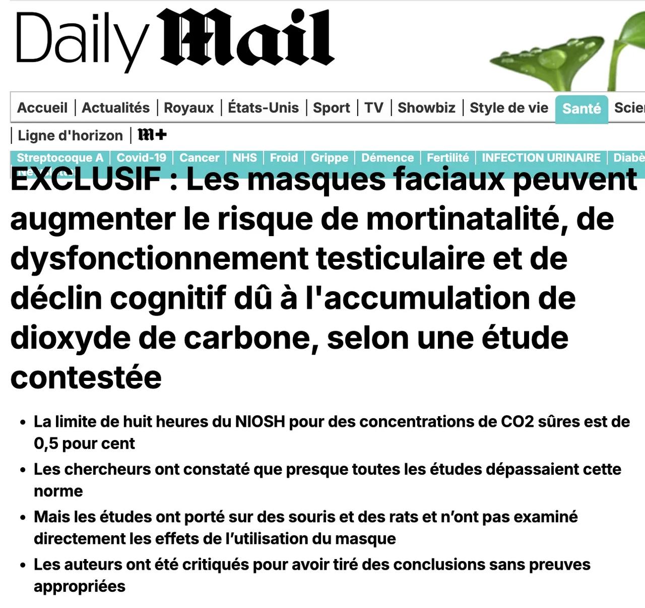 Les masques faciaux peuvent augmenter le risque de mortinatalité, de ...