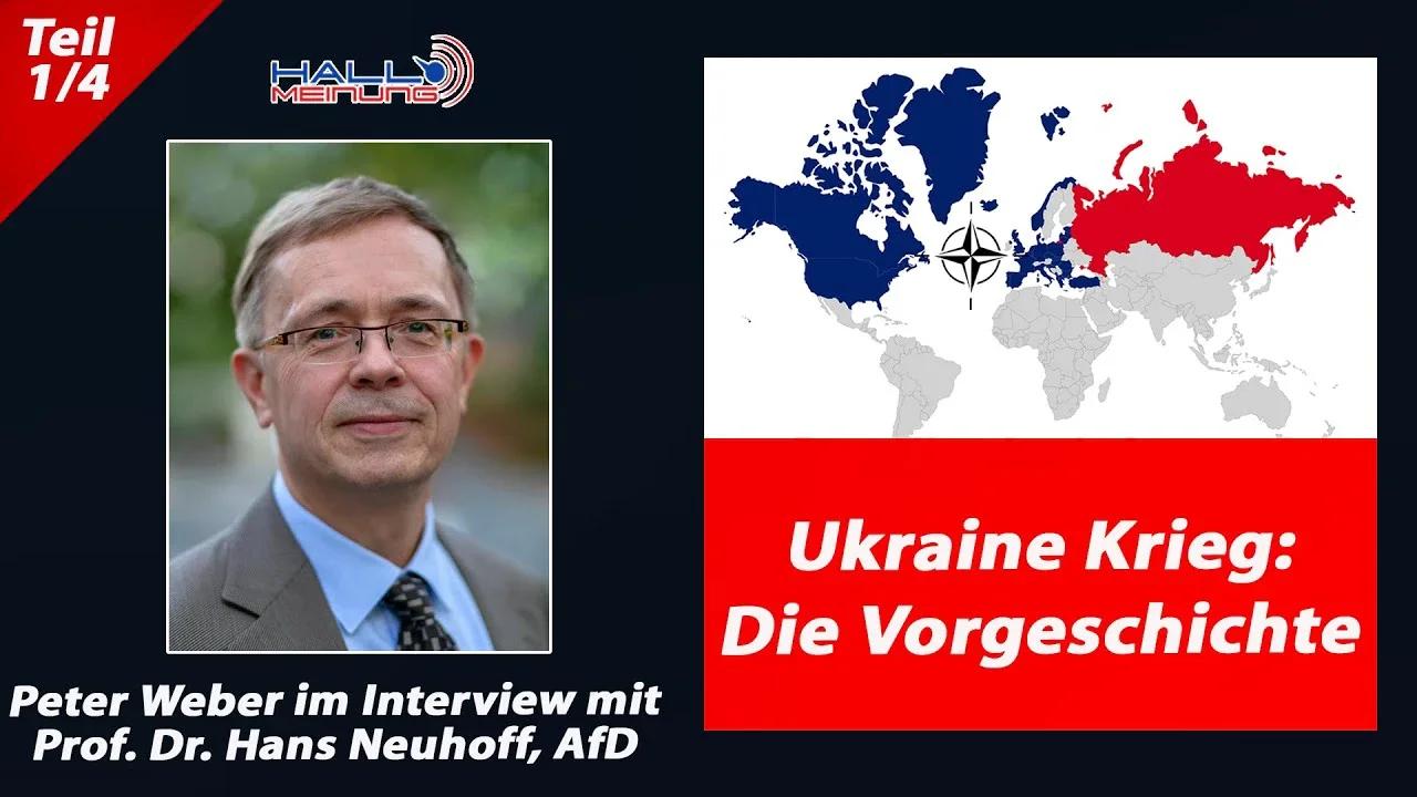 Ukraine-Krieg- Die Vorgeschichte 1/4 @Peter Weber Im Interview Mit Prof ...